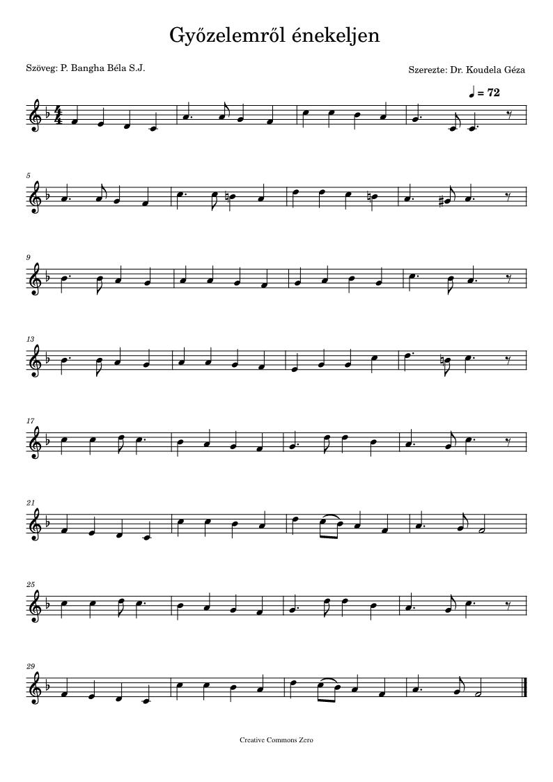 Győzelemről énekeljen