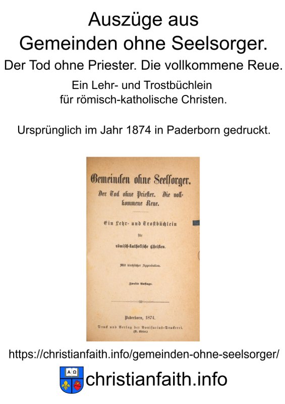 Buchdeckel von Gemeinden ohne Seelsorger