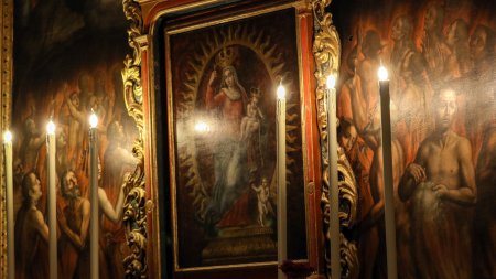 The Holy Souls in Purgatory by Lawrence Lew OP, CC-BY-NC-ND 2.0, https://www.flickr.com/photos/paullew/31805567098/