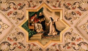 Saint Catherine of Siena painting in a Dominican church in Valletta. Image by Lawrence Lew OP, CC-BY-NC-ND 2.0, https://www.flickr.com/photos/paullew/52037492996/