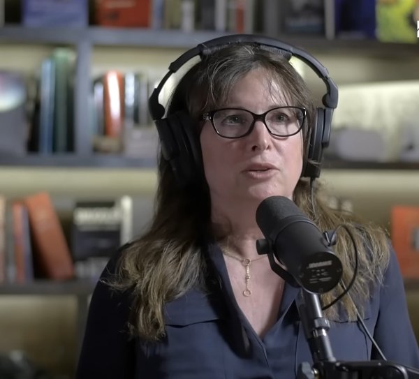 Diana W. Pasulka in a podcast.