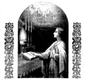Image from the 1923 issue of the Örökimádás periodical.