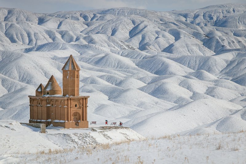 St. John Armenian Catholic Church in Sohrol, Iran. Image by Farzin Izaddoust dar, CC-BY-SA 4.0, https://commons.wikimedia.org/wiki/File:Holy_SURP_Hovhannes_Church.jpg