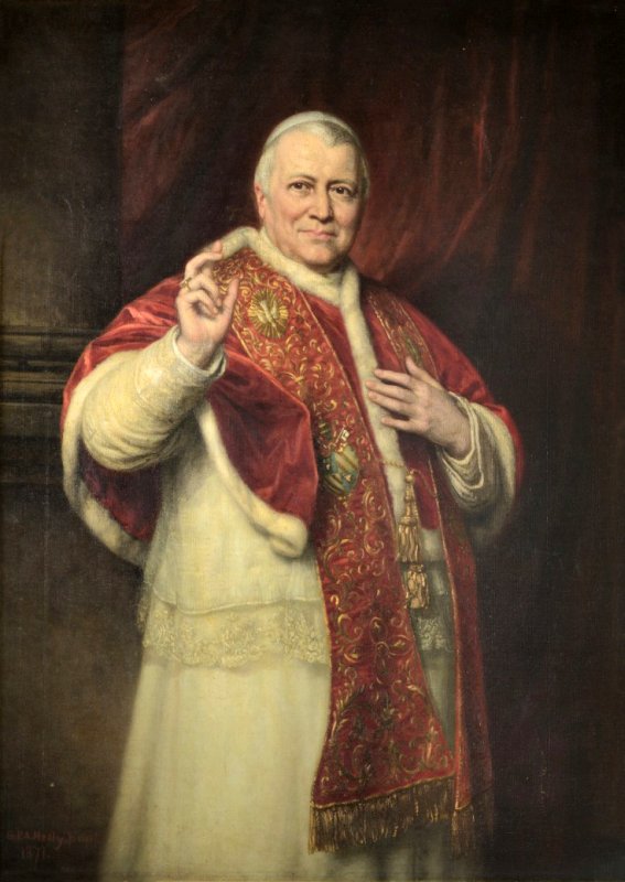 Portrait of Pope Pius IX by Healy.
